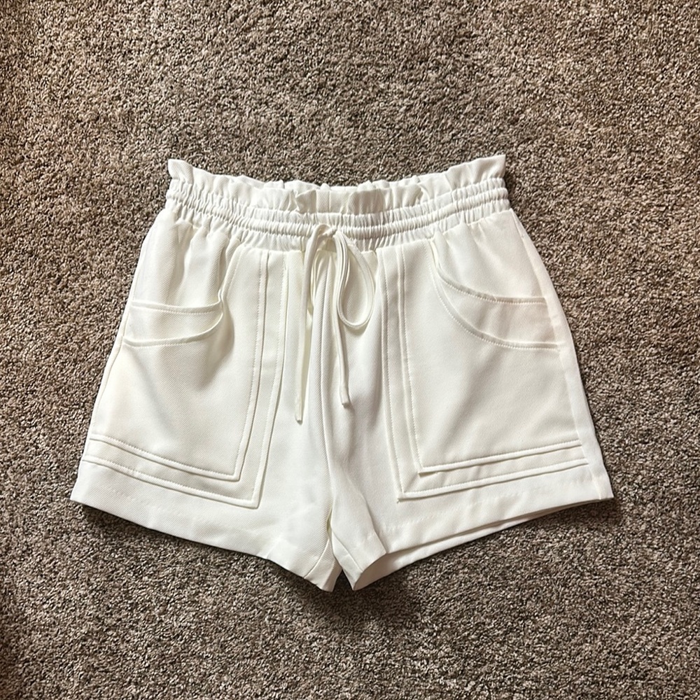 Lena Women's White Shorts